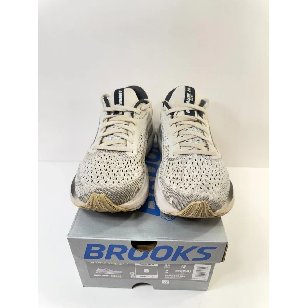 Brooks Women’s Adrenaline GTS 25 Running & Walking Shoe Silver US 8 Medium